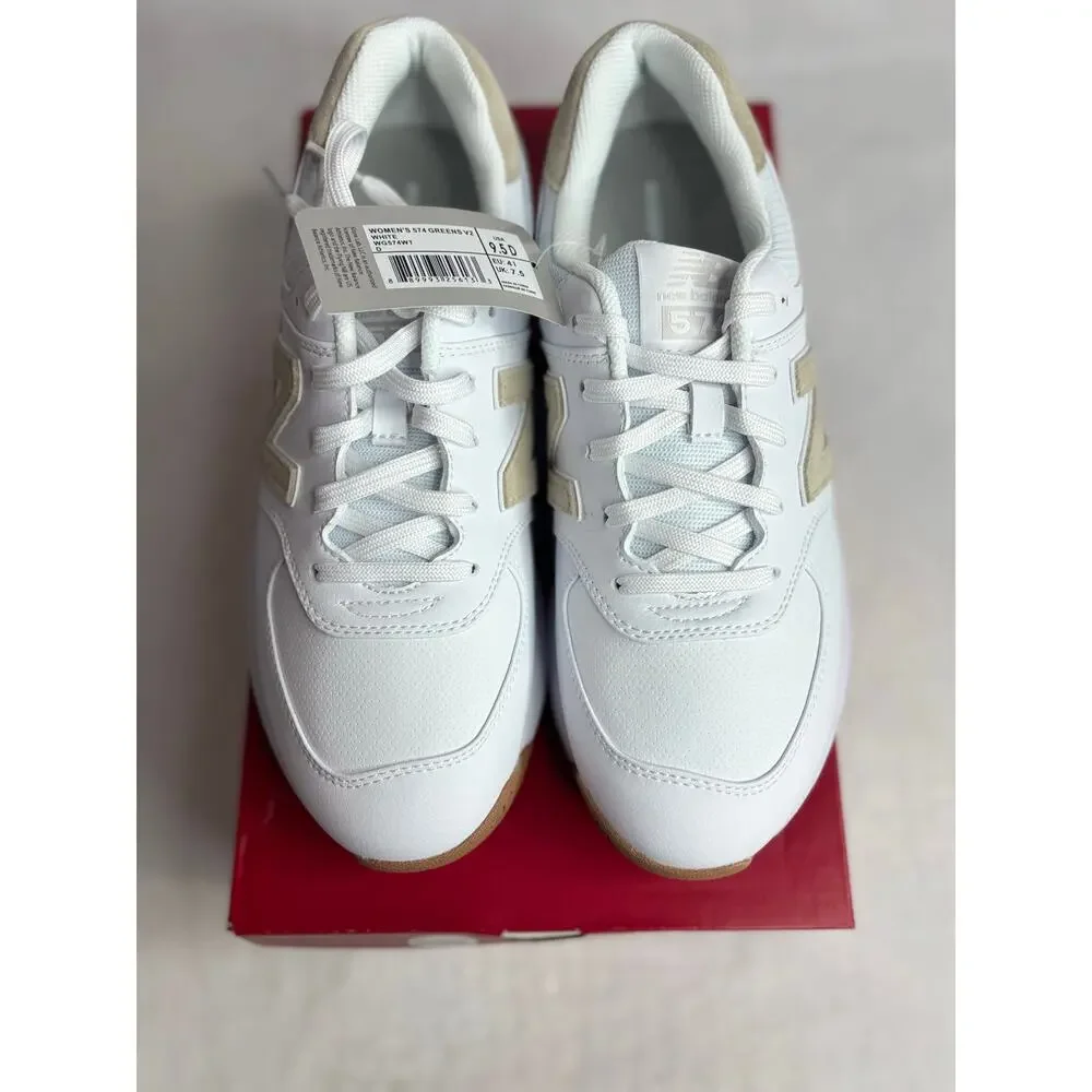 New Balance Women’s spikeless golf White 574 Greens V2 (US Size 9.5) NIB